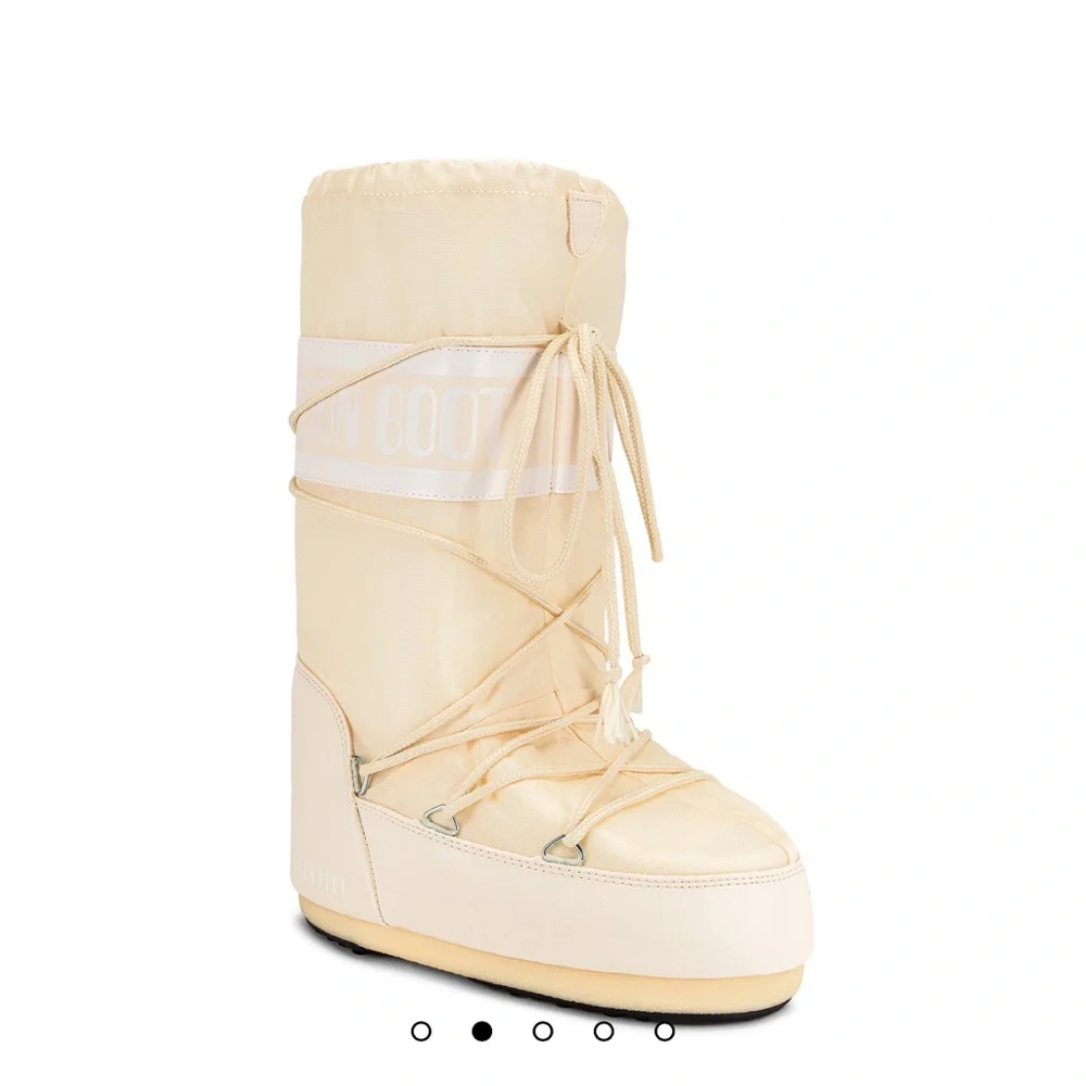 Moon Boot Nylon Boot In Cream - Picture 15 of 16